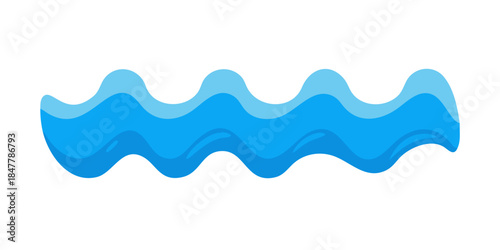 Wavy blue pattern