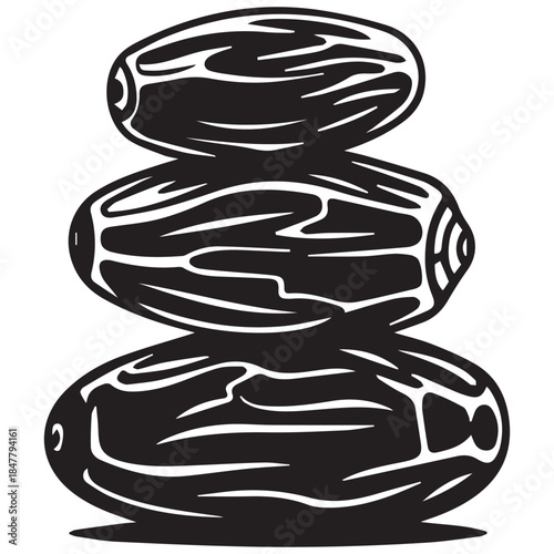 Black and white silhouette of a hatching egg with sharp claws emerging