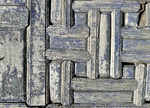old wooden door