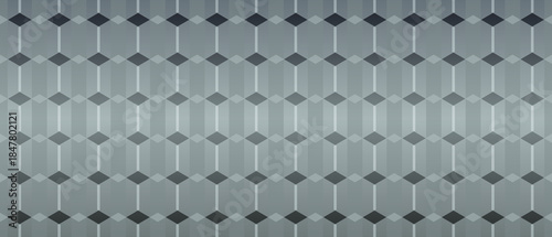 Abstract Geometric Hexagonal Pattern in Gradient Shades