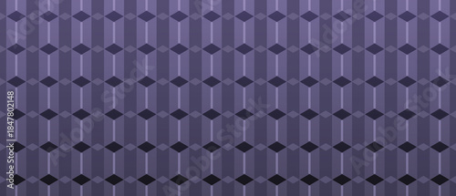Elegant Geometric Pattern in Deep Purple Tones