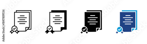 Standard icon set multiple style collection