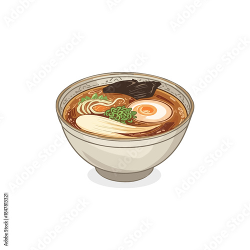 Soup Cartoon Design Very Delicious