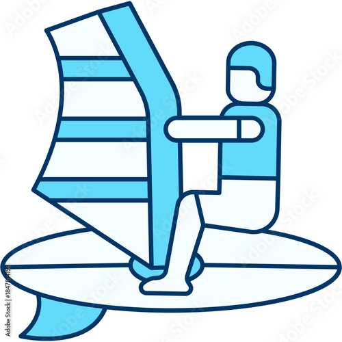 Windsurfing Icon
