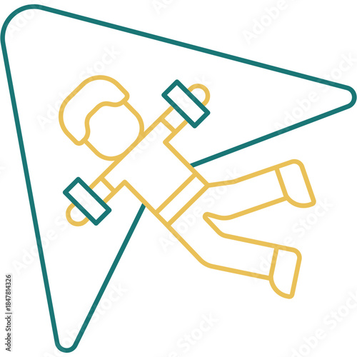 Paragliding Icon