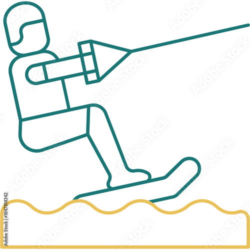 Wakeboarding Icon