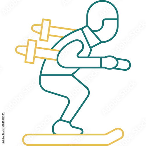 Skiing Icon