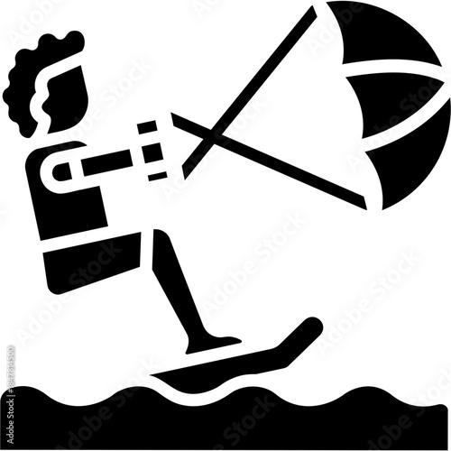Kitesurfing Icon