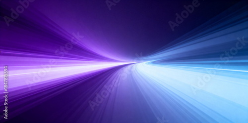 Dynamic abstract light streaks creating a futuristic visual effect