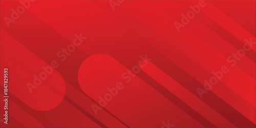 Abstract red diagonal geometric shape background with shiny lines. Modern rounded lines design elements. Suit for poster, banner, brochure, corporate, presentation, 