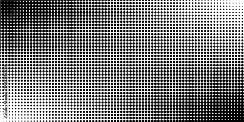 Halftone black and white vector. Abstract texture for printing on labels, business cards, posters, badges