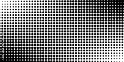 Halftone black and white vector. Abstract texture for printing on labels, business cards, posters, badges