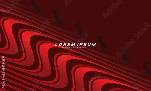 	
Abstract background of wavy lines in red color. Modern design for banner, card, web design, banner, certificate, etc.