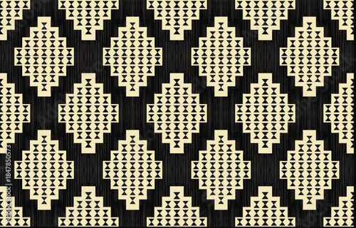 Seamless geometric ethnic pattern. Native American ethnic design, Southwestern decor design for background ,curtain, carpet, wallpaper, clothing, wrapping, Batik.