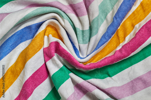 colorful spiral fabric texture