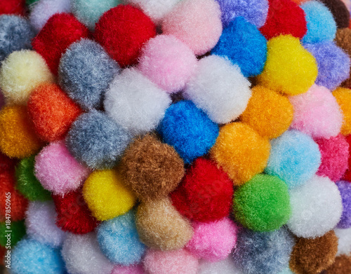 colorful wool texture