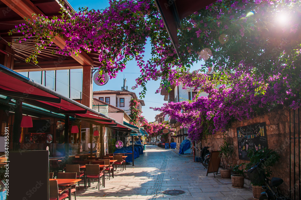 Fototapeta premium From the streets of Kaleiçi in Antalya.