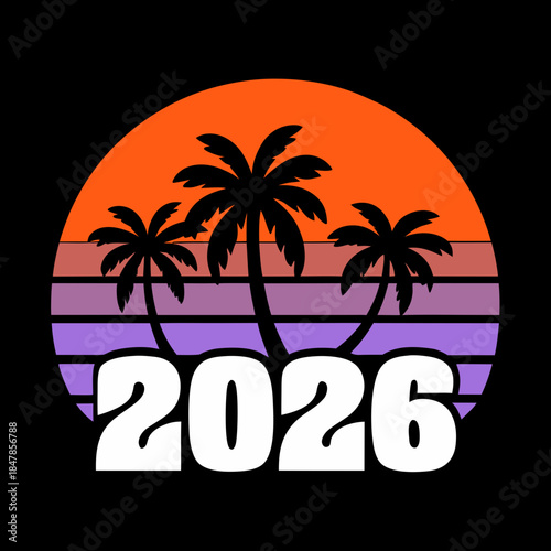 Wallpaper Mural Sunset palms 2026 Torontodigital.ca