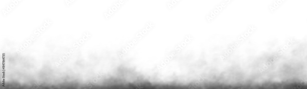 Obraz premium Black smoke PNG overlay on transparent background