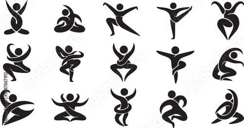 Dynamic yoga poses for mindfulness and wellness practices