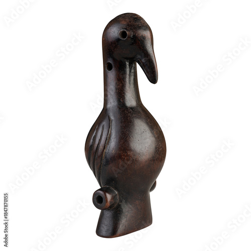 antique wooden vase