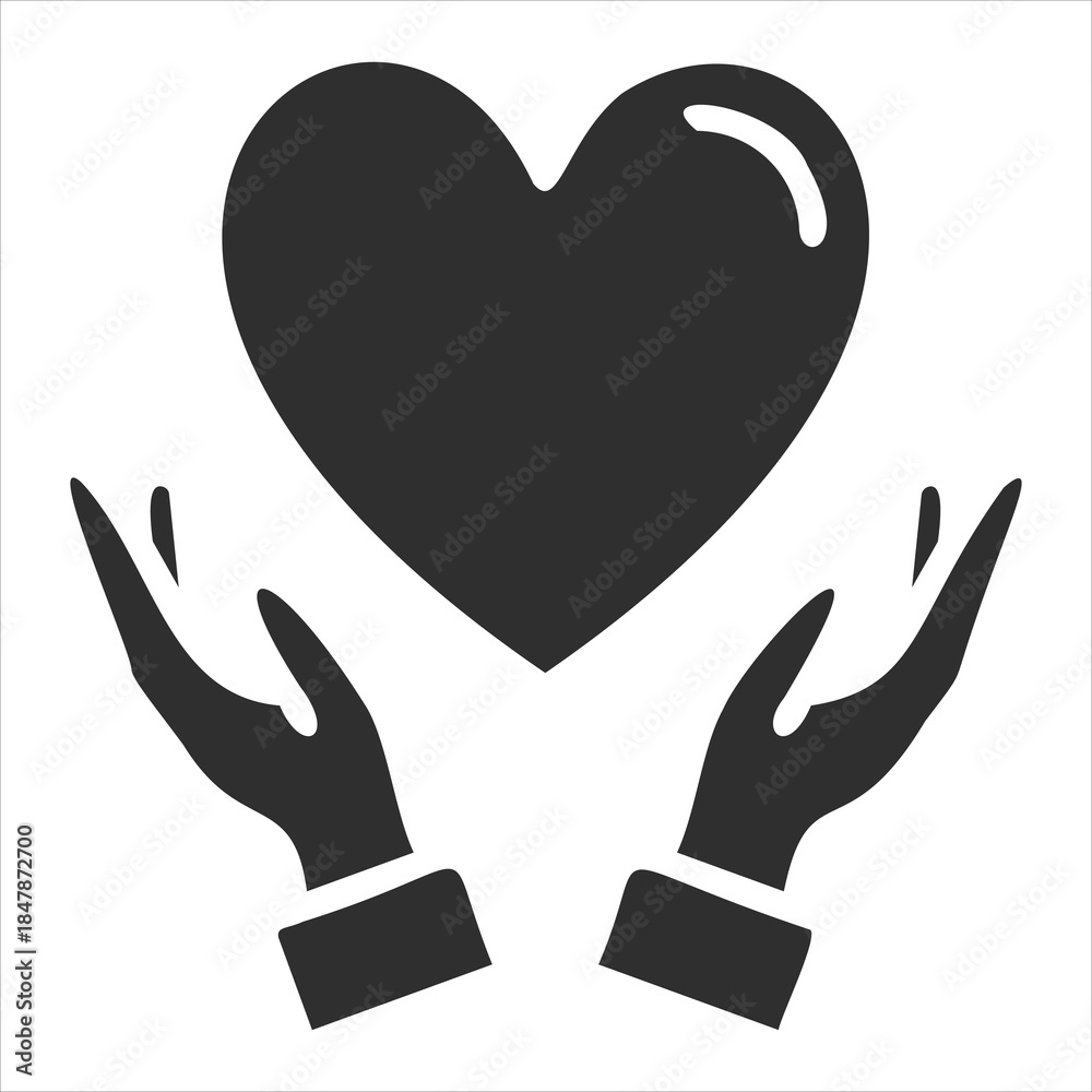 Obraz premium Empathy Icon Single Vector Collection 