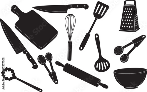Kitchen Tools Set Illustration