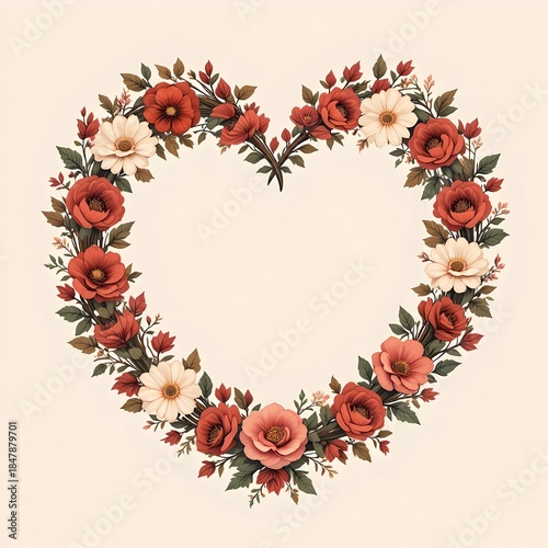 heart of flowers