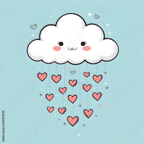 cloud with hearts