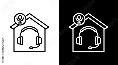 Home Studio Icon For Design Elements