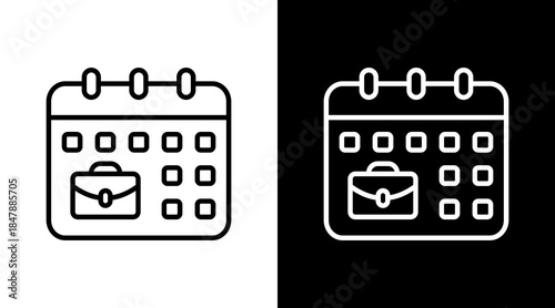 Workday Plan Icon For Design Elements