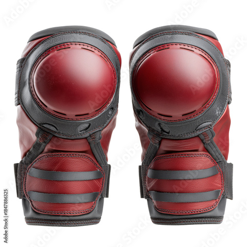 High-quality Red Knee Pads for Protection During Sports and Activities