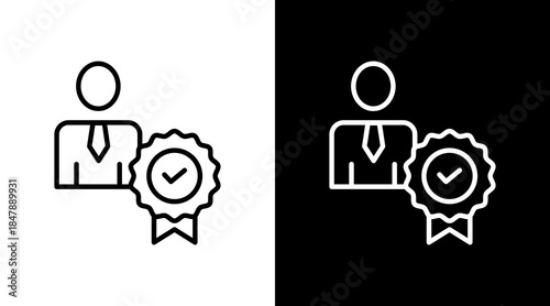 Professional Assurance Icon For Design Elements