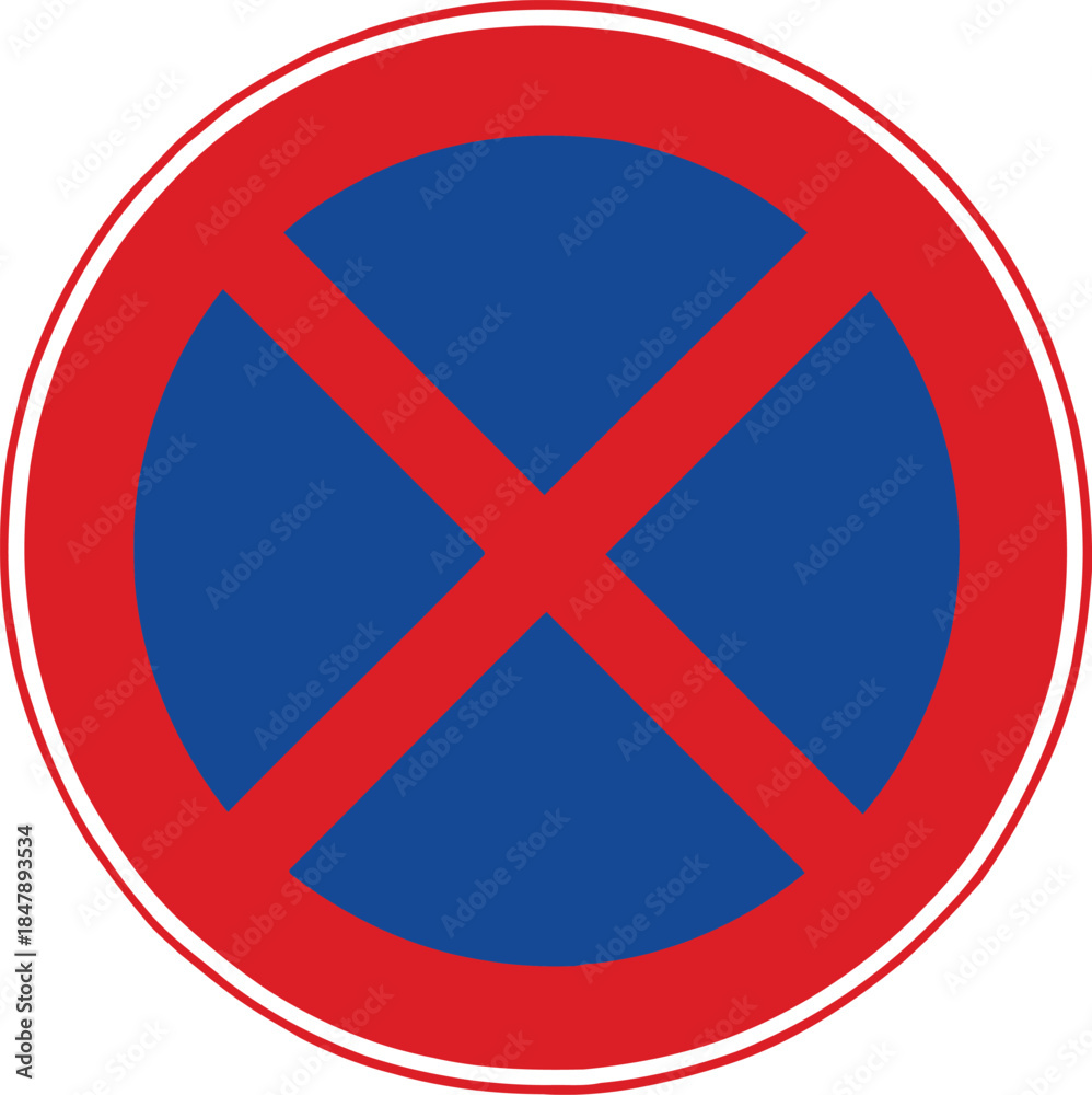 Fototapeta premium No Stopping Sign