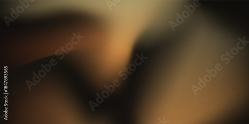 Black noise seamless gradient pattern with golden light leak bg. Festive vector illustration with watercolor effect and paper texture. Modern Blurred abstract concept