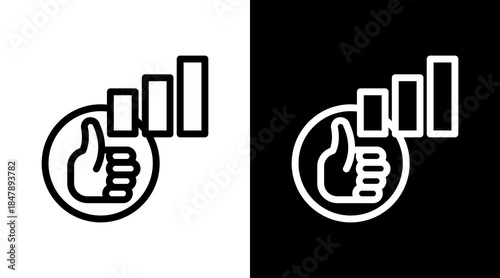 Results Oriented Icon For Design Elements