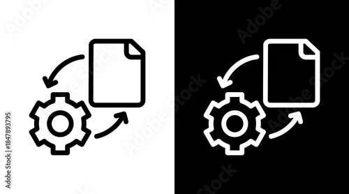 Execution Plan Icon For Design Elements