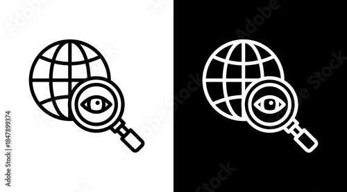 Global Oversight Icon For Design Elements