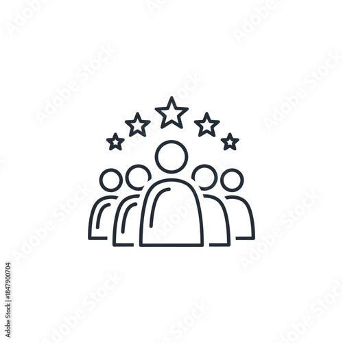 Group of people receiving recognition and accolades for their achievements in a professional setting