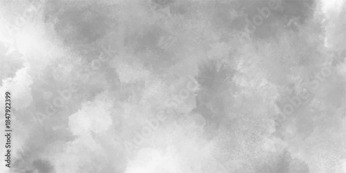 White cloudy sky background of winter season, Concrete old and grainy wall white color grunge. Creative design with grunge aquarelle painted paper texture. soft and subtle background with a blend of 