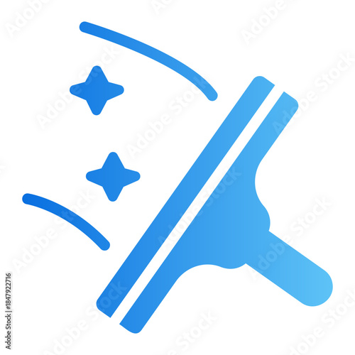 window wiper Line Gradient Icon