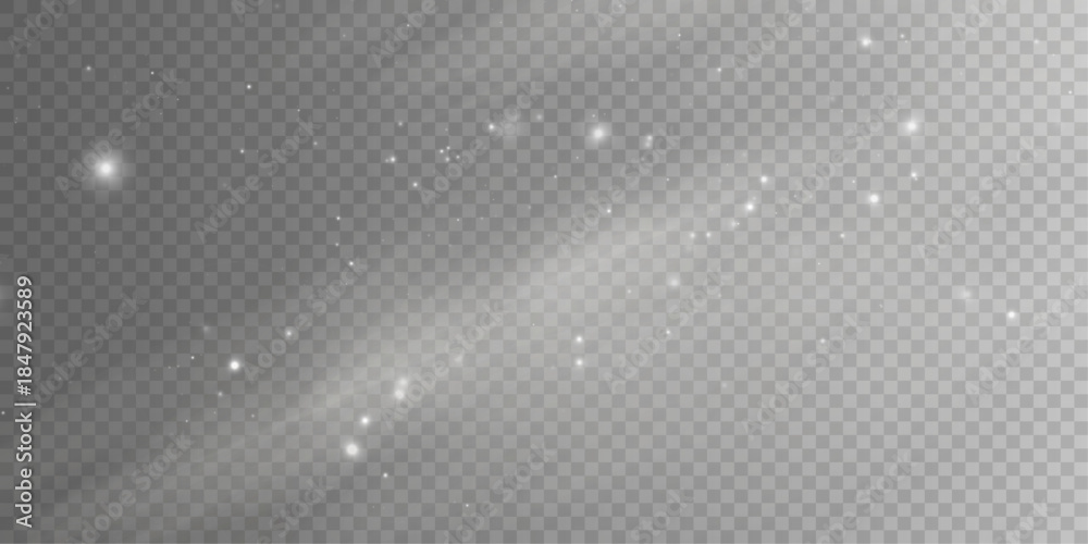 Fototapeta premium Cold Wind Snow Trail Winter Effect PNG.