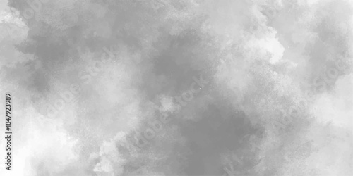 White cloudy sky background of winter season, Concrete old and grainy wall white color grunge. Creative design with grunge aquarelle painted paper texture. soft and subtle background with a blend of 