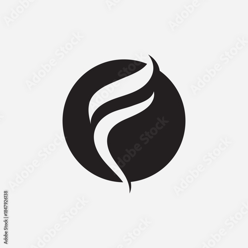 F Letter vector icon