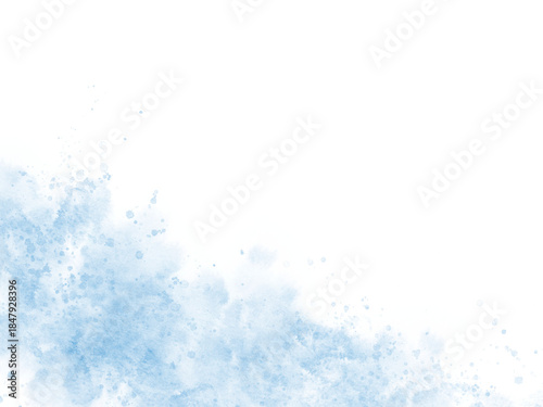 Wallpaper Mural Pastel blue watercolor abstract background. wedding invitation designs or card templates for greetings or invitations on valentines Day. watercolor paint brush glitter for wedding elements.	 Torontodigital.ca