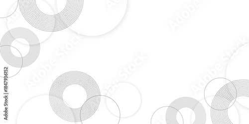 
Luxury elegant white and grey background with circle. Modern abstract light silver background vector. .Abstract gray circle lines on white background.. vertical vector  circle lines pattern simple.
