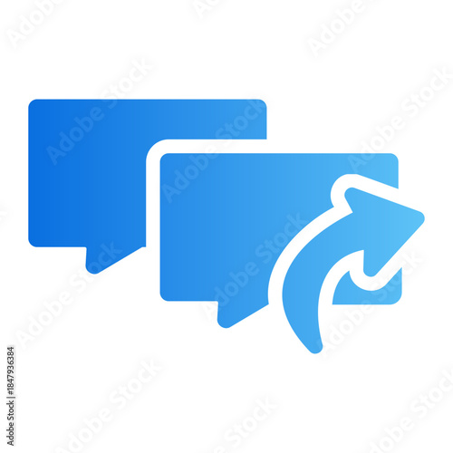 envelope message Line Gradient Icon