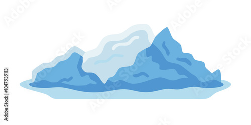 Serene mountain range