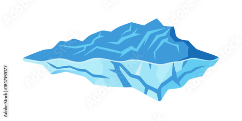 Illustration of a mountain range