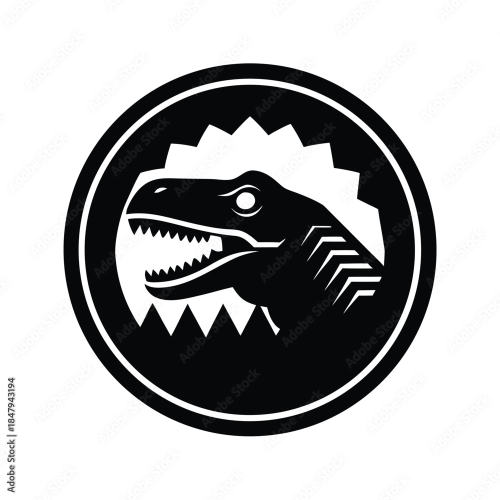 Obraz premium Prehistoric Civilization Logo